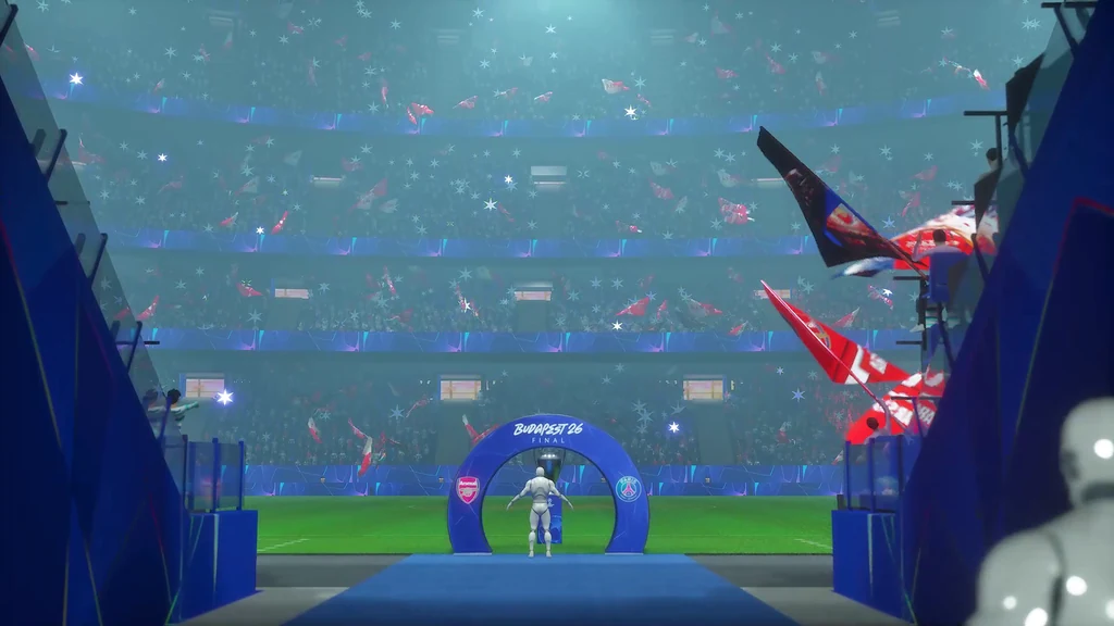 Additional view of the real-time football stadium