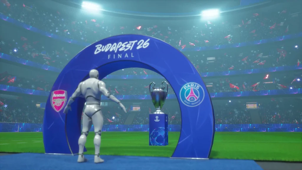 Football stadium environment in Unreal Engine